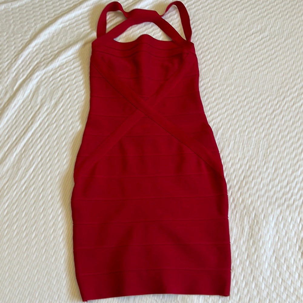 Bandage dress red